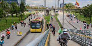 Mapa de la ciclovía en Bogotá: kilómetros y corredores habilitados