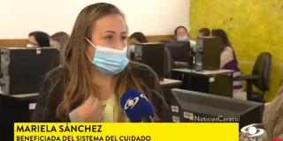 Historia de Mariela, cuidadora beneficiaria de Manzana del Cuidado 