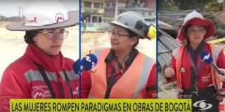 Historia de tres mujeres que trabajan en obras de Bogotá 
