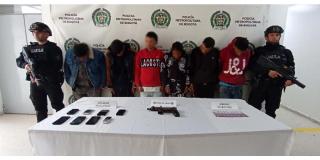 ¡Hurtaban motos para extorsionar a los propietarios! En video el operativo 