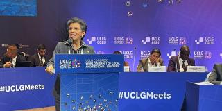 Alcaldesa compartió en la Cumbre Mundial de Ciudades los avances clave de Bogotá