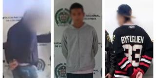 ¡Tenían armas y estupefacientes! En video los tres capturados en Bogotá