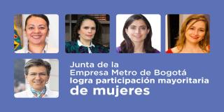 Junta de Empresa Metro de Bogotá: participación mayoritaria de mujeres