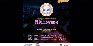 Programación feria Hecho en Bogotá para Halloween 28 y 29 de octubre