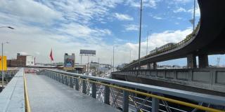 IDU entregó puente peatonal de la NQS con calle 6 costado Occidental 