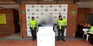 ¡En video capturados con una lavadora! Iban a hurtar vivienda en Rafael Uribe