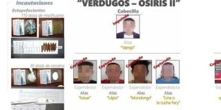 Ocho personas pertenecientes a dos bandas, fueron capturadas.