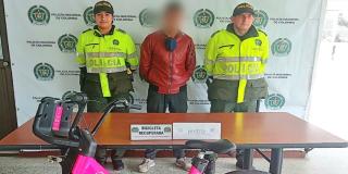 Bogotá: Captura de hombre que se robó una bicicleta en el 7 de Agosto 