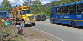 Paso en la vía a La Calera está habilitado en el sector de Bogotá