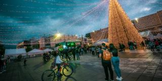 Alternativas para movilizarse a puntos de alumbrado navideño en Bogotá