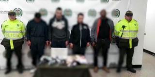 Cuatro hombres fueron capturados por hurtar una bodega en Bosa.