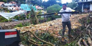 Nelson Torres, habitante de La Calera, habla de emergencia ambiental