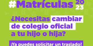 Video con detalles y fechas para traslados de colegios 2023 en Bogotá