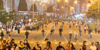 Horarios de la ciclovía nocturna este 15 de diciembre en Bogotá 