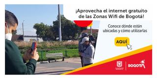 Conoce aquí las zonas wifi con internet gratuito en Bogotá 