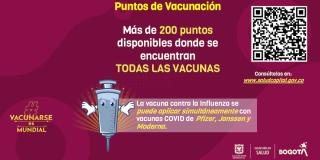 Distrito habilita 200 puntos de vacunación contra 25 enfermedades