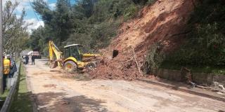 Distrito atiende derrumbes por lluvias en Chapinero y Santa Fe