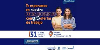 Feria de empleo en Fontibón con 100 ofertas de trabajo hoy 31 de enero
