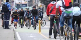 Mapa con las vías para el Día sin carro y sin moto 2023 en Bogotá
