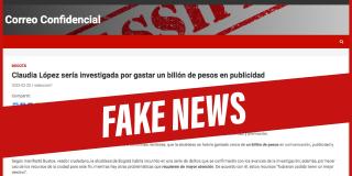 Fake News: Alcaldía no ha invertido un billón de pesos en publicidad