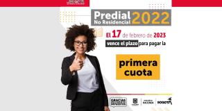 Este 17 de febrero vence primer pago predial por cuotas 2022 en Bogotá