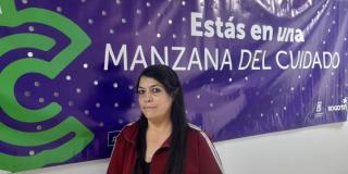 Historia beneficiaria Manzana del Cuidado del centro en Bogotá 2023
