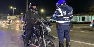 Operativos de control nocturnos por exceso de velocidad en Bogotá