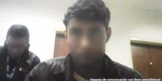 Presunto responsable de asesinar a joven en Bogotá.