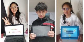 Estudiantes de Bogotá beneficiados con tableta o computador 