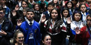 Jóvenes en Bogotá asumieron el cargo de personero estudiantil 2023