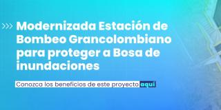 Acueducto moderniza Estación de Bombeo Grancolombiano ubicada en Bosa 