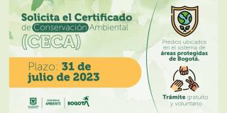 Cómo obtener el certificado de estado de conservación ambiental Bogotá