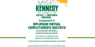 Diplomado gratuito en prevención del delito en Kennedy: inscripciones