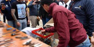 400 armas blancas entregadas voluntariamente en plan desarme en Bogotá