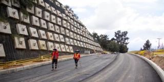Avance de obras de la Avenida El Rincón, clave para movilidad en Suba