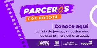 Lista de los 2.697 jóvenes seleccionados para 'Parceros por Bogotá'