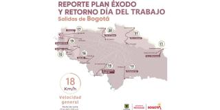 Balance de vehículos que han salido de Bogotá Plan éxodo 29 abril 2023