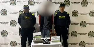 Cayó con 3 armas, licor adulterado y más de 600 g de estupefacientes