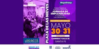 Visita la feria de empleo en la plaza de Las Nieves 30 y 31 de mayo