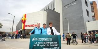 Alcaldesa inaugura torre de urgencias del Hospital de Kennedy 2023