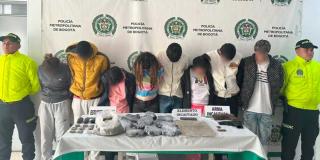 Cayeron 'Los Linterama': 10 capturados por microtráfico en Engativá