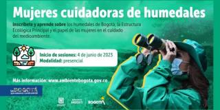 Mujer cuidadora de humedales