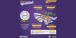 Feria Hecho en Bogotá Pride: 27 al 2 de junio en varios puntos Bogotá 
