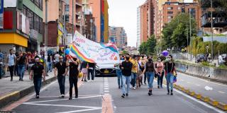 BibloRed presente en las marchas de las ciudadanías LGBTIQ+ en Bogotá