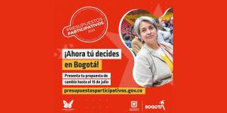 Promoción de presupuestos participativos Bogotá