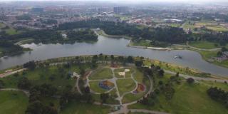 Vista aerea del parque Simon Bolivar