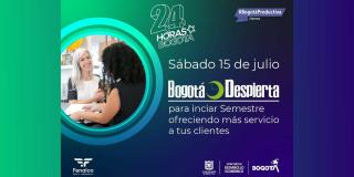 Cómo inscribirse para participar en jornada Bogotá Despierta 15 julio 