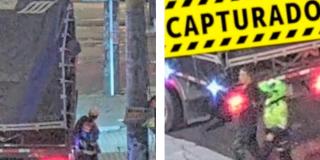 ¡En video! Policía frustró hurto en Chapinero y capturó a responsables