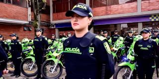 Comando de mujeres motorizadas formadas