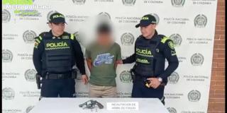 Captura de hombre por porte ilegal de arma en Rafael Uribe Uribe 